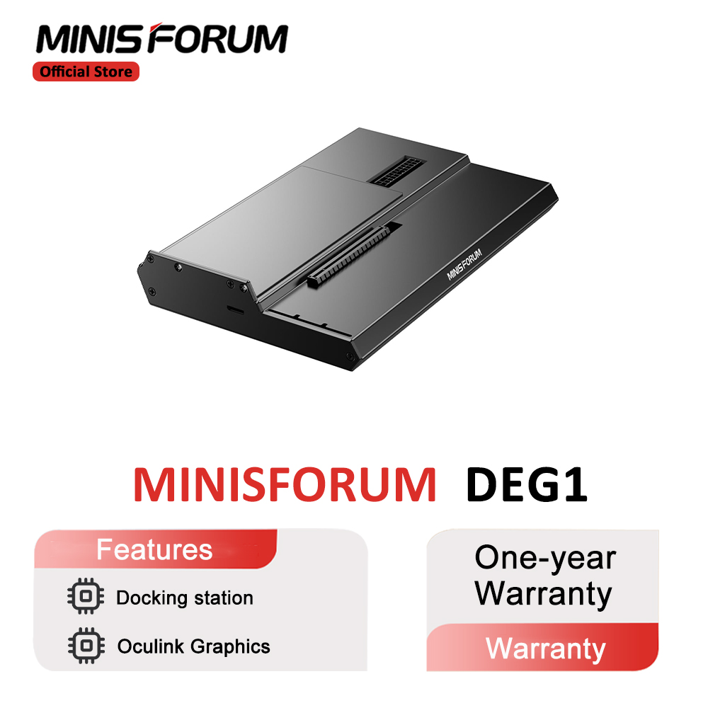 MINISFORUM DEG1 External GPU D - огляд і ціна Oculink Gpu Dock Station