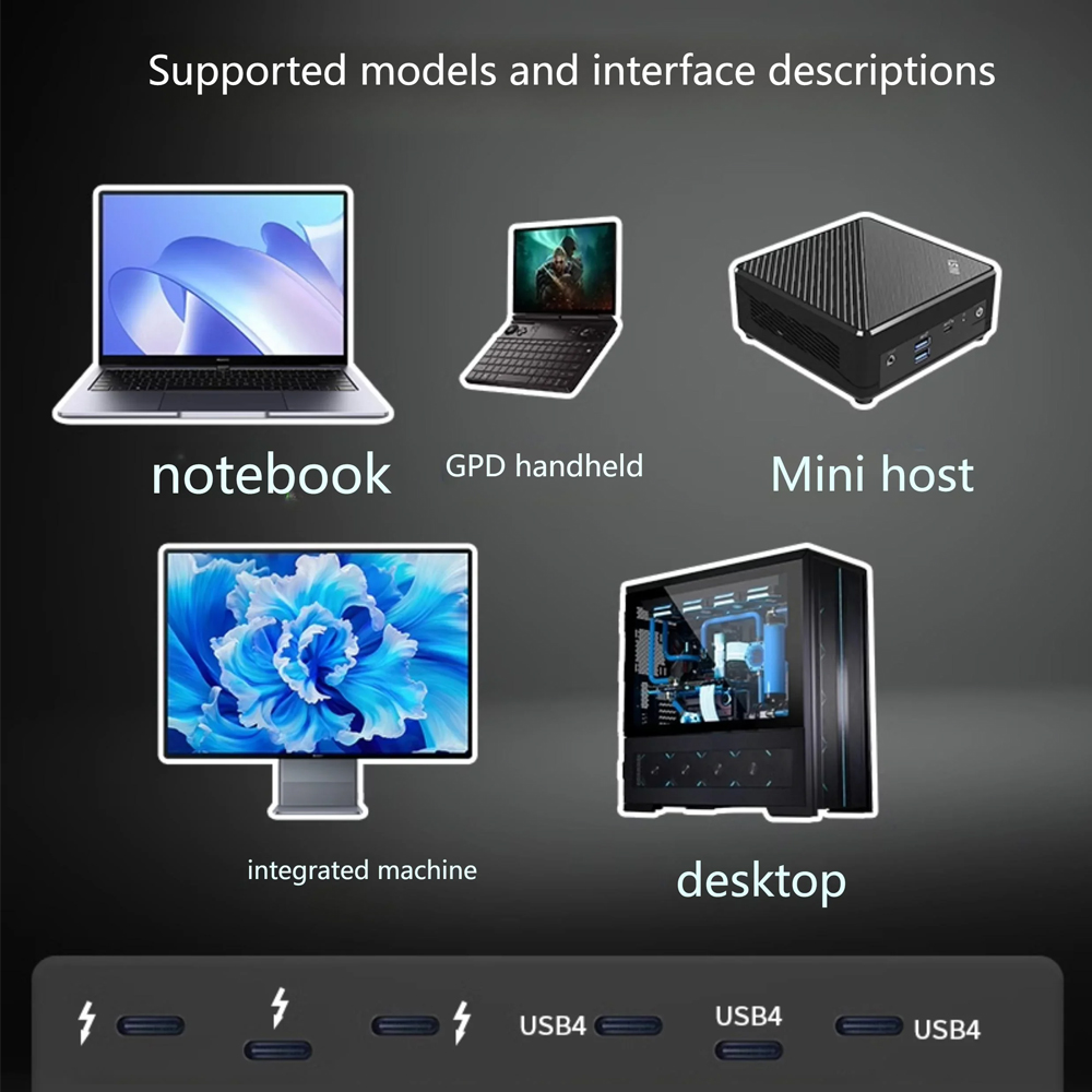 Oculink Thunderbolt USB4 Adapt - огляд і ціна Oculink Gpu Dock Station